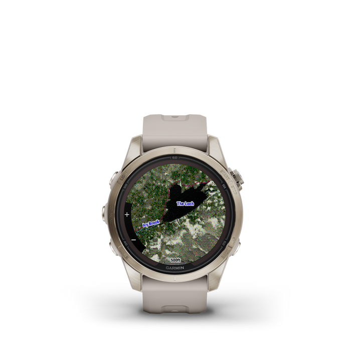 Garmin Fenix® 7s Pro Gps Smartwatch - Health Monitoring With Solar Charging, 42mm - Soft Gold
