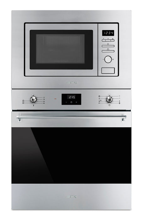 Smeg 0.7 Cu. Ft. Built-In Microwave with Trim Kit - FMIU020X