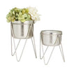 Metal 7\" Planter - Set of 2