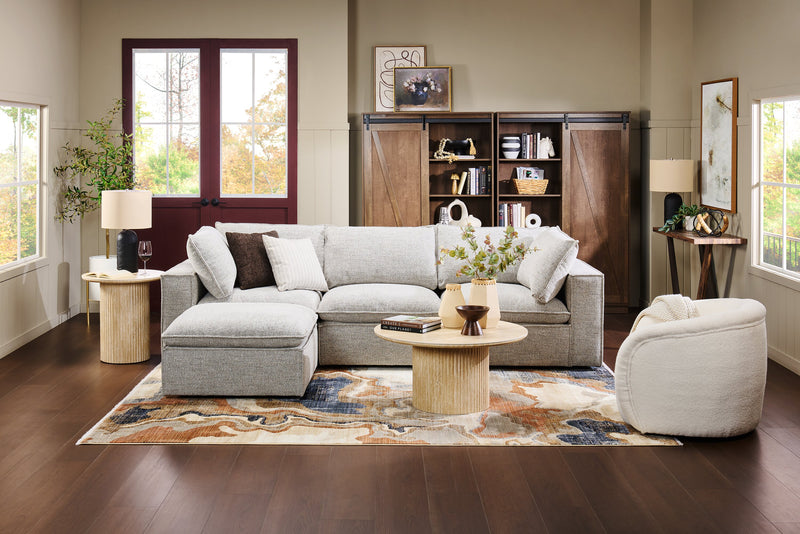 Warren 47.25\" Accent Storage Cabinet with Sliding Barn-style Door - Walnut Oak