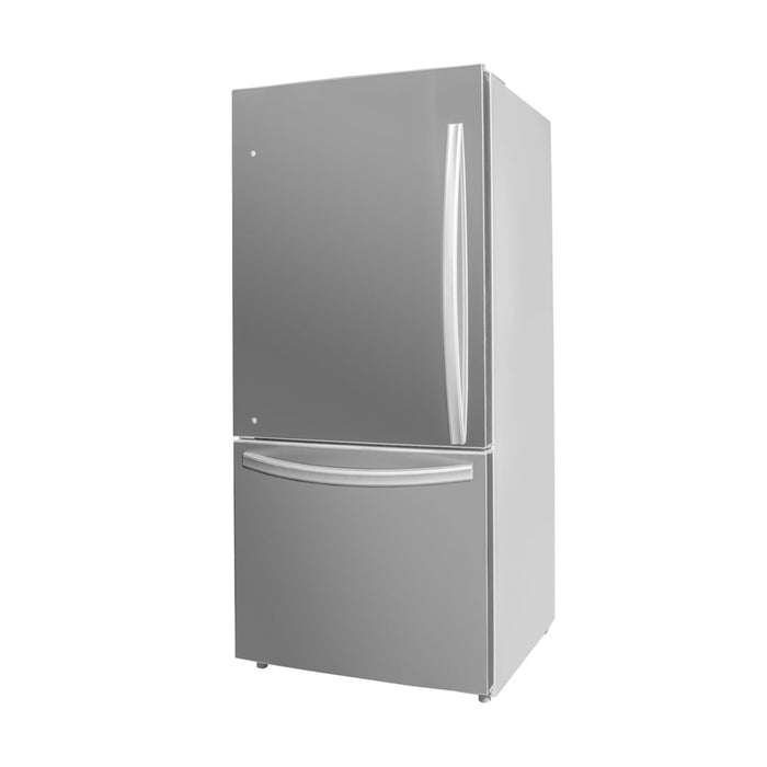 Danby Designer 29.5\" 18.7 Cu. Ft. Bottom Mount Apartment Fridge - Stainless Steel - DBM187E1SSDB