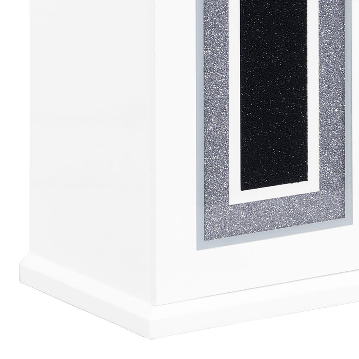 Garbo Dining Server with Storage, Glam,  64\"W - White