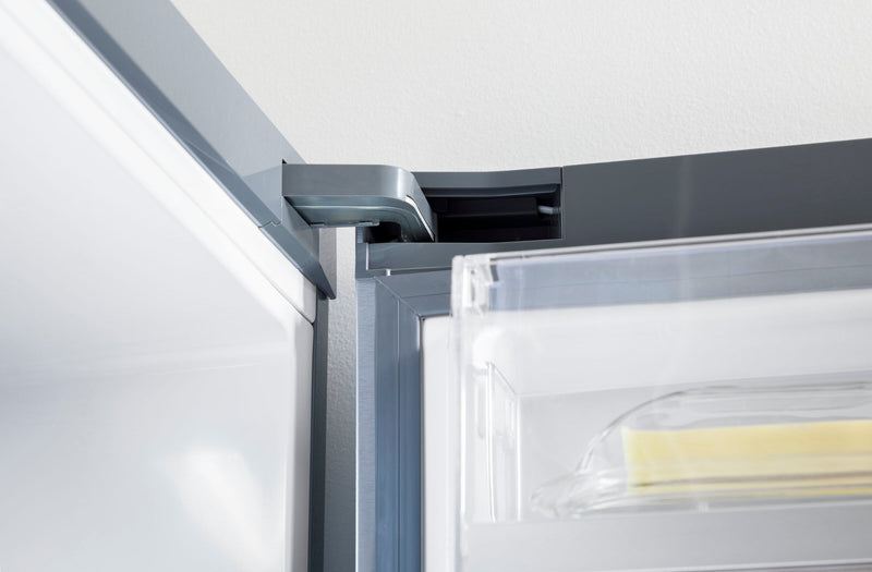 GE 31\" 17.7 Cu. Ft. Counter-Depth Bottom-Freezer Refrigerator - Stainless Steel - GBE17HYRFS 