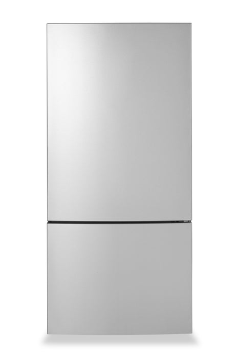 GE 31\" 17.7 Cu. Ft. Counter-Depth Bottom-Freezer Refrigerator - Stainless Steel - GBE17HYRFS 