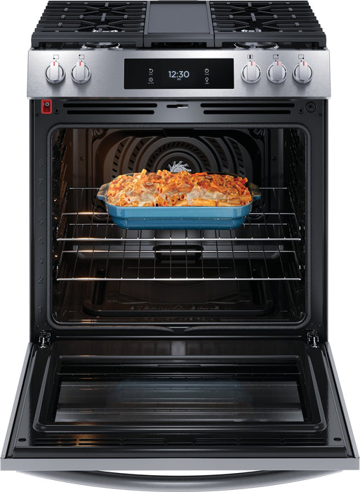 Frigidaire Gallery 6 Cu. Ft. Gas Range With Total Convection and Air Fry - Smudge-Proof® Stainless Steel - GCFG3060BF