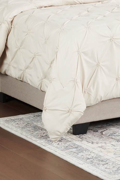 Gardenia Wynd 3-Piece Full/Queen Comforter Set - Oatmeal