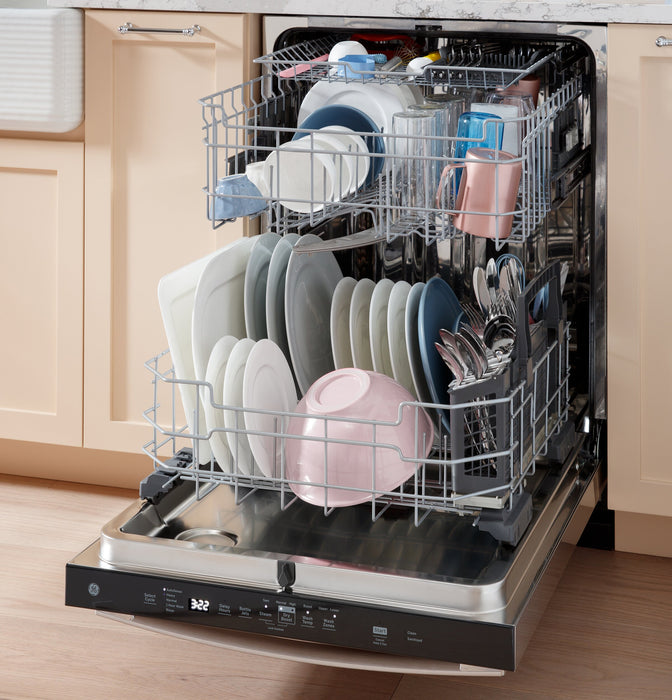 GE Top-Control Dishwasher with Sanitize Cycle - GDT670SMVES
