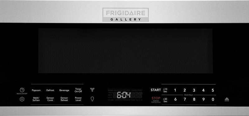 Frigidaire Gallery 1.2 Cu. Ft. Over-the-Range Microwave with Low-Profile Design and Sensor Cook - Smudge-Proof® Stainless Steel - GMOS1266AF