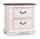 ["Grace Bedside 2-Drawer Nightstand with Built-in USB Ports, 28##PACKAGEDETAILSquot;W x 28##PACKAGEDETAILSquot;H - Antique White"]