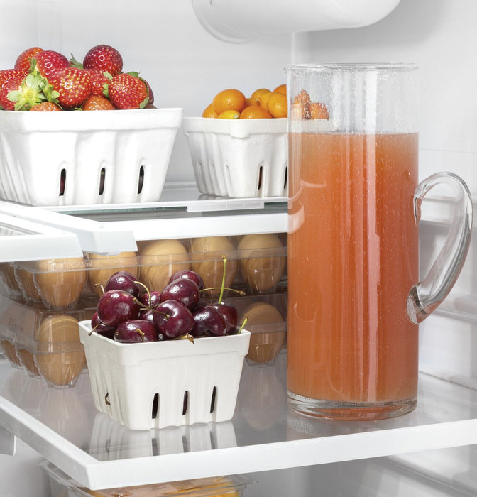 GE 36\" 21.9 Cu. Ft. Counter-Depth French-Door Refrigerator - Stainless Steel - GWE22JYMFS