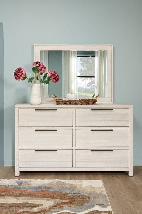 Haven Bedroom Dresser Mirror - White