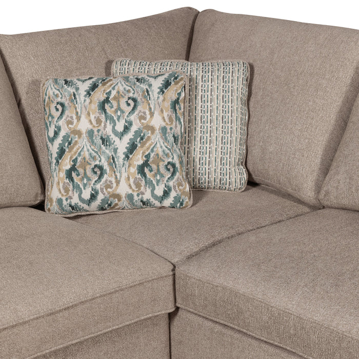Scott Living Haven 2-Piece Left-Facing Chenille Fabric Sleeper Sectional - Taupe