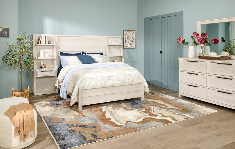Haven Bedroom 6-Drawer Dresser, 65\"W x 39\"H - White