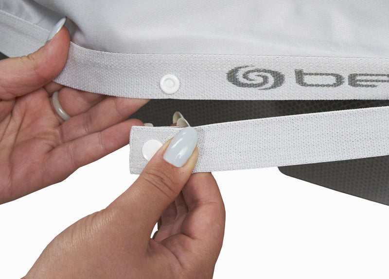 BEDGEAR Hyper-Cotton™ 4-Piece King Split Head Sheet Set - Light Grey