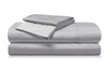 BEDGEAR Hyper-Cotton™ 4-Piece King Split Head Sheet Set - Light Grey