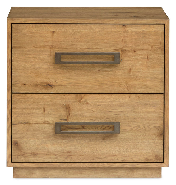 Scott Living Henri 6pc Bedroom Set with Bed, Dresser, Mirror & Nightstand, Wood, Brown - Queen Size