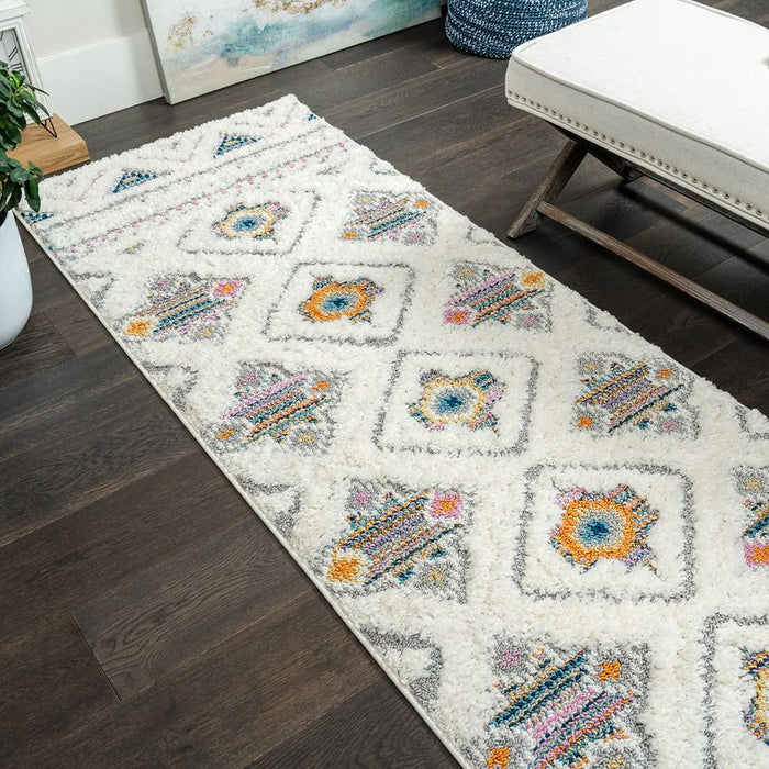Lola Boho Shag Area Rug - 2'7\" x 8'