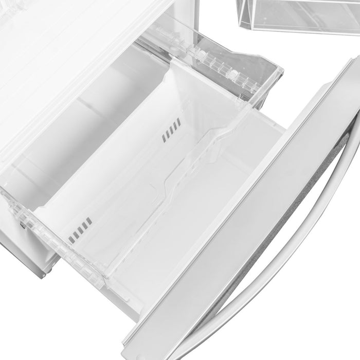 Danby Designer 29.5\" 18.7 Cu. Ft. Bottom Mount Apartment Fridge - Stainless Steel - DBM187E1SSDB