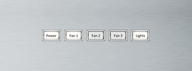 Brisas by Zephyr 30\" Curved Glass Range Hood - Stainless Steel - BMI-E30DG