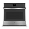 GE 30\" 5 Cu. Ft. Electric Single Wall Oven with No Preheat Air Fry - Stainless Steel - JTS5000SVSS