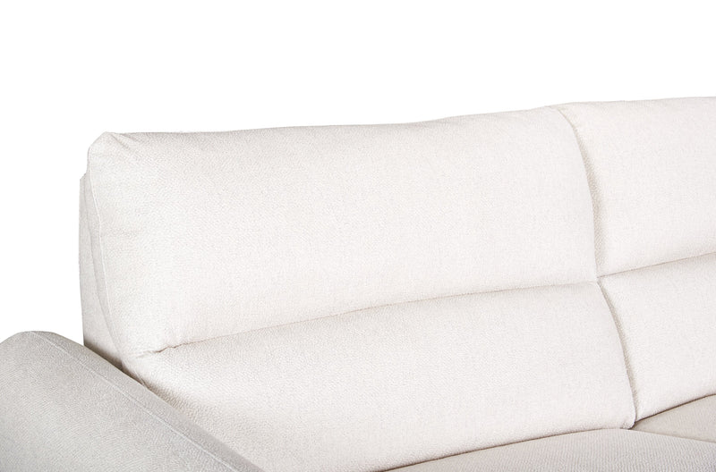Cindy Crawford Home Kailyn 92\" Fabric Power Reclining Sofa with Power Headrests - Beige 