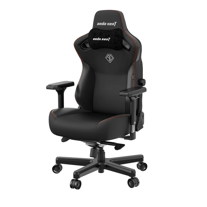 Anda Seat Kaiser 3 XL Ergonomic Genuine Leather Gaming Chair - Black