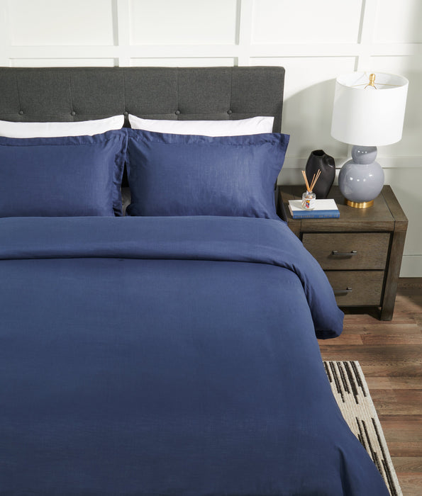 Kort & Co. Indigo 3-Piece King Duvet Cover Set