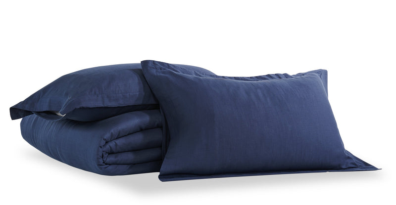 Kort & Co. Indigo 3-Piece King Duvet Cover Set