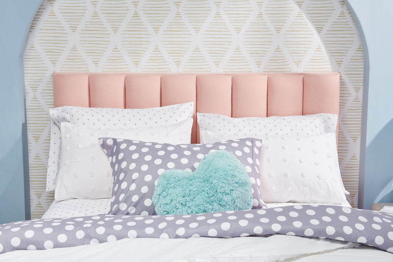 Kort & Co. Flower 4-Piece Queen Sheet Set - Blue and White