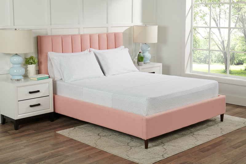 Kort & Co. Mark 4-Piece Queen Sheet Set - Blue and White