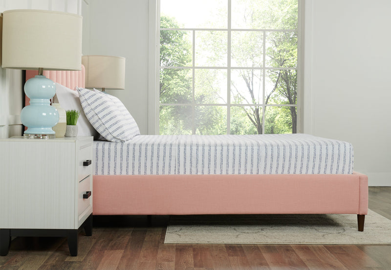 Kort & Co. Stripe 4-Piece Queen Sheet Set - Blue and White