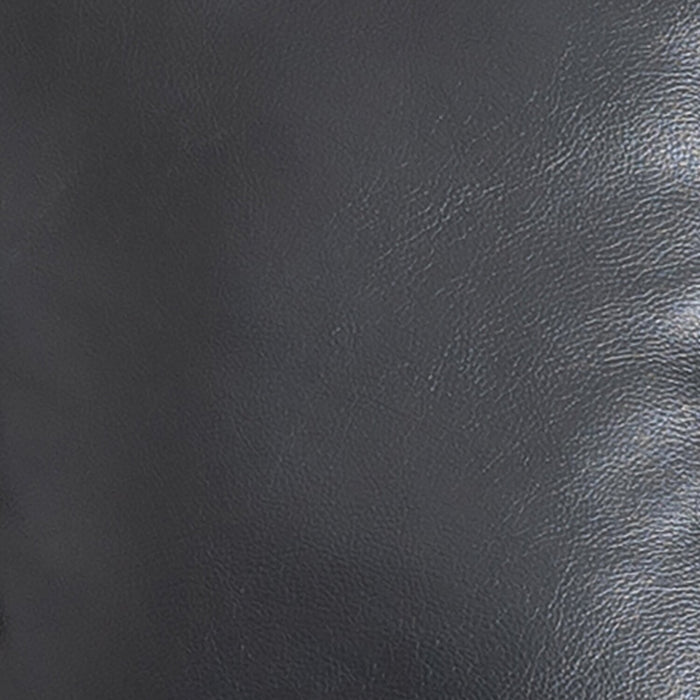 Kenzo 35\" Leather-Look Fabric Power Gliding Reclining Chair with Power Headrest, Footrest and USB Port - Black