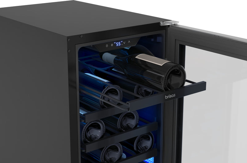 Brisas by Zephyr 15\" Wine Cooler - Stainless Steel - BWN15C01AG 