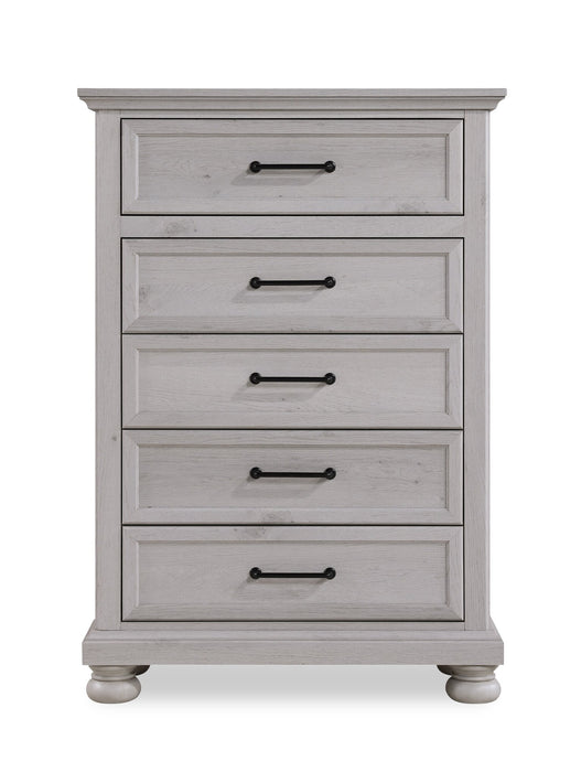 Kylie Bedroom Chest of Drawers, 5-Drawer, 35\"W x 51\"H - Sand