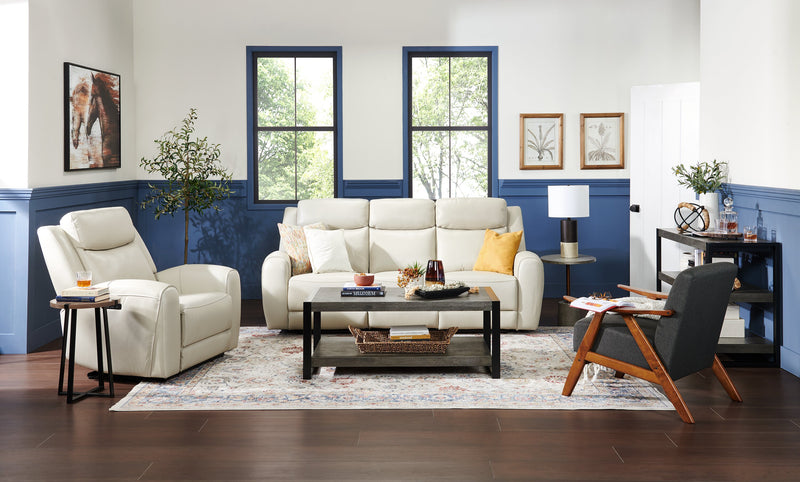 Kyra 28.5\" Linen-Look Fabric Accent Chair with Curved Arms and Wood Frame - Grey