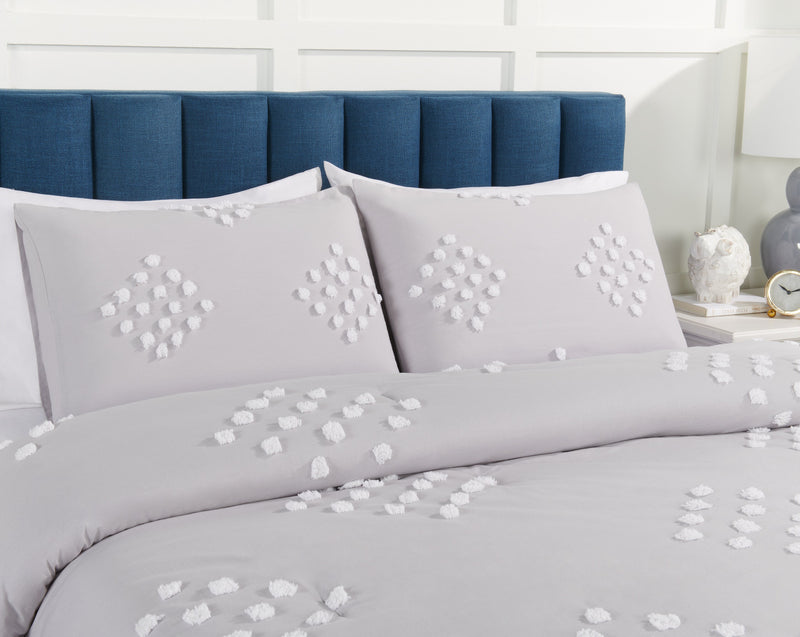 Lake 3-Piece King Comforter Set - Grey