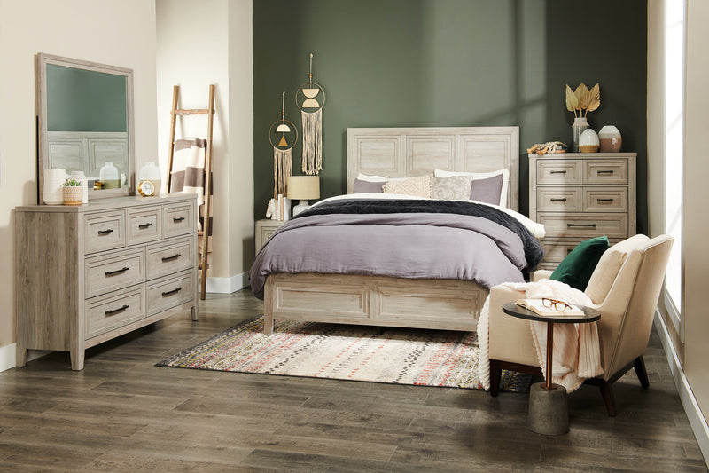 Lara Bedroom 7-Drawer Dresser, 60.6\"W x 38\"H - Antique Grey