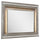 ["Max Bedroom Dresser Mirror with LED Light, Glam - Silver"]