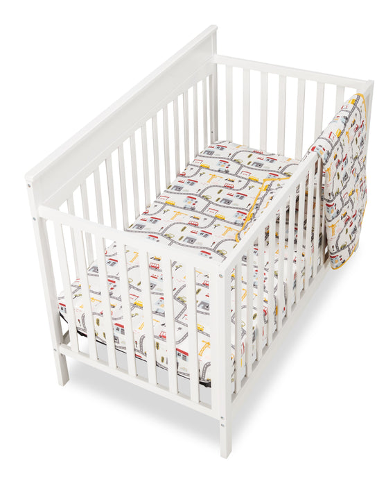 Milo 3-Piece Crib Bedding Set - Yellow