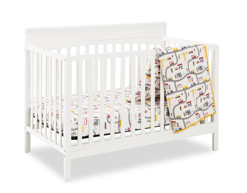 Milo 3-Piece Crib Bedding Set - Yellow