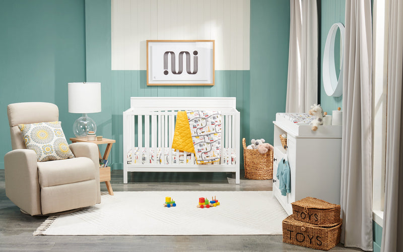 Milo 3-Piece Crib Bedding Set - Yellow