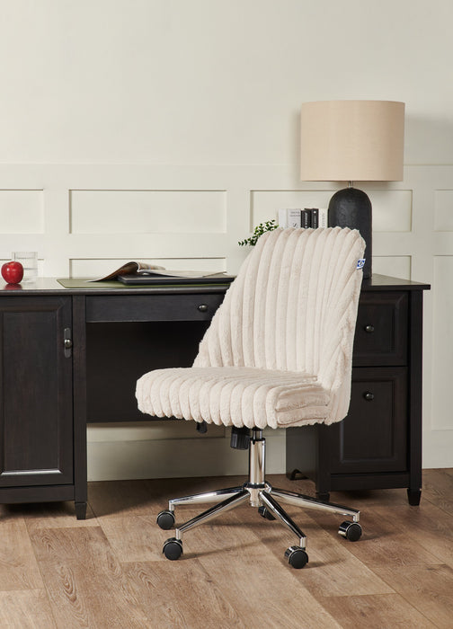 Sealy® Mink 26\" Adjustable Office Chair - Cream