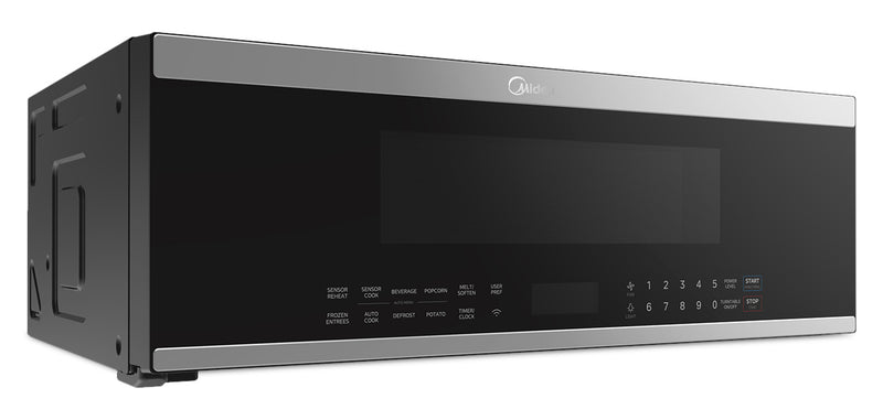 Midea 1.2 Cu. Ft. Slim Over-the-Range Microwave with 400 CFM - Stainless Steel - MMO12S14ASTC