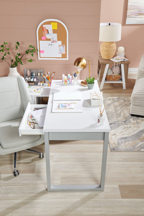 19\" Gold Metal Desk/Task Lamp