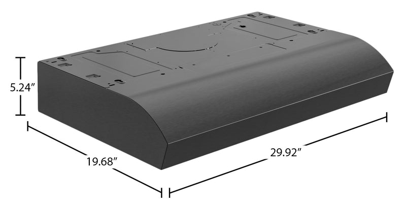 Broan 30\" MTR1 Series Under-Cabinet Range Hood - MTR1303BL