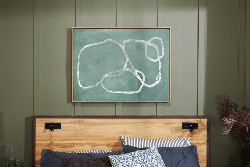 Growth I Framed Canvas - 30\" x 40\"