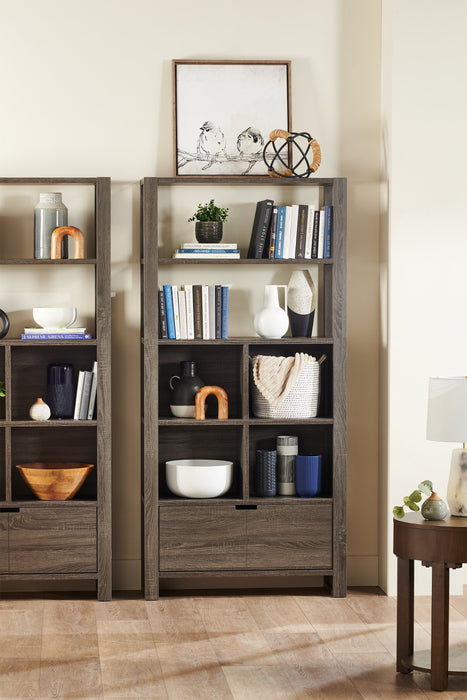 Gathering II Framed Canvas - 22\" x 22\" 