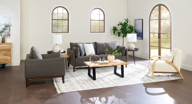 Nashik 20\" Round Accent Table - Brown