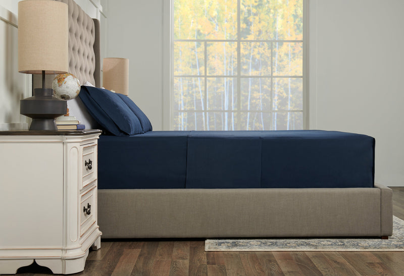 Masterguard® Ultra Advanced 3-Piece Twin Sheet Set - Navy