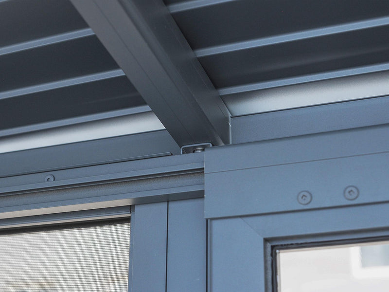 Gazebo Penguin Florence - Wall Mounted Solarium 10x16 Metal Roof